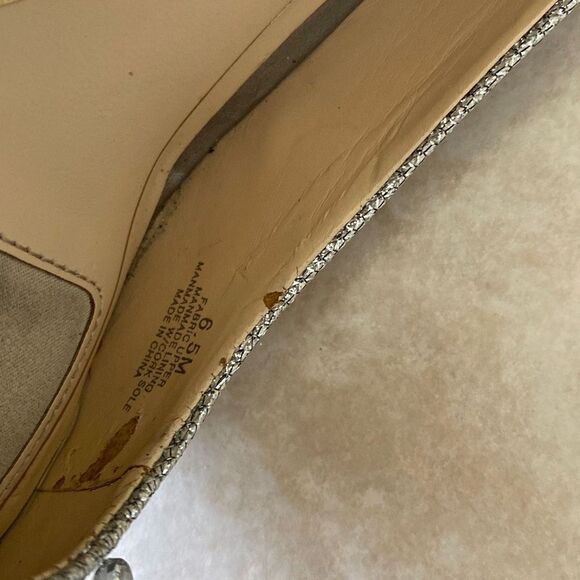 Alex Marie Silver Platform Shoes, Size 6.5M - Picture 9 of 10